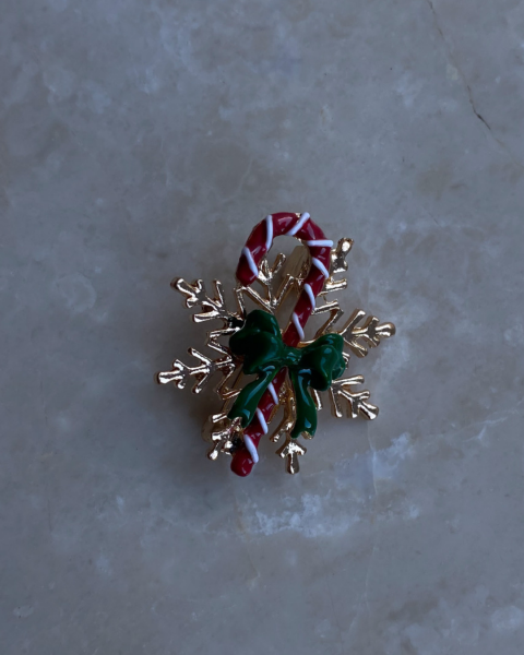 Yeni Yıl Şeker Kar Tanesi Broş