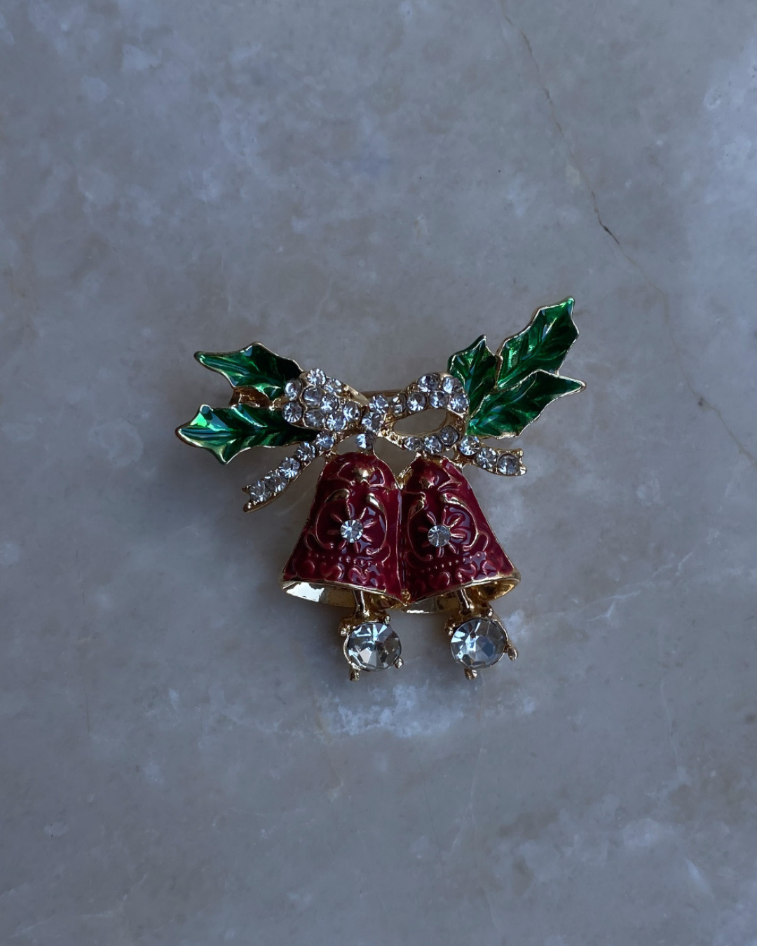 Yeni Yıl İkili Çan Broş