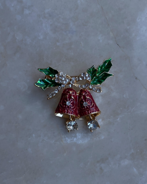 Yeni Yıl İkili Çan Broş