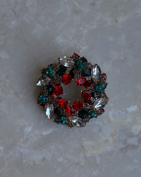 Yeni Yıl Çelenk Broş