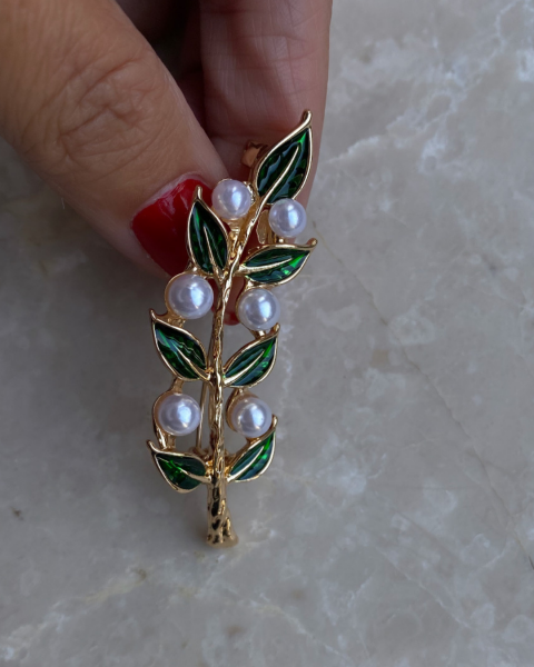 İncili Başak Broş