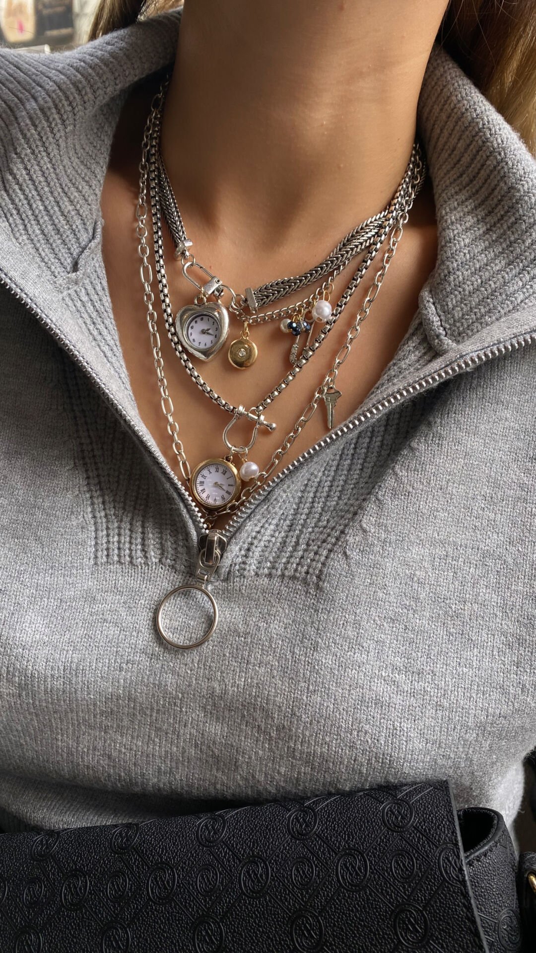 Marka Model Saat Charm Kolye