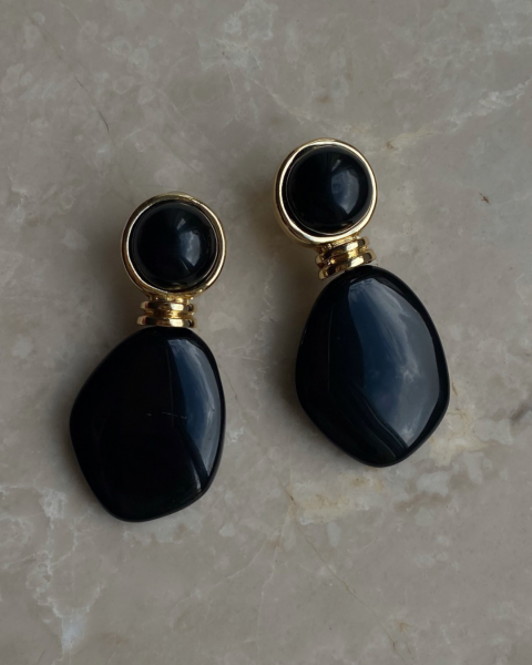 Marka Model Siyah Küpe