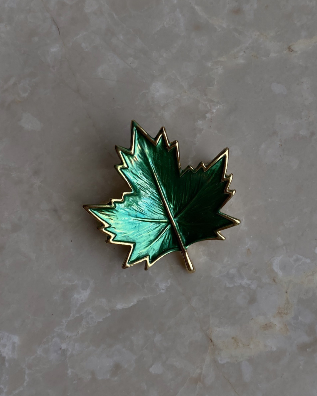 Yeşil Yaprak Broş