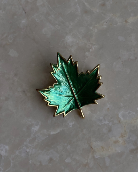 Yeşil Yaprak Broş