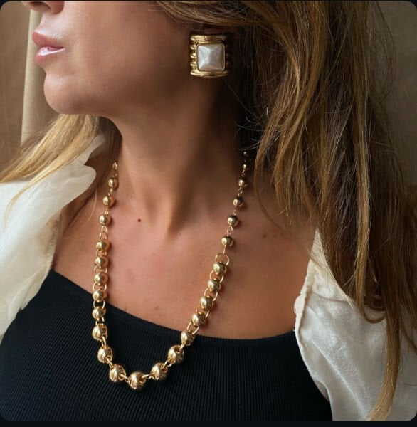 Marka Model Kare İnci Küpe